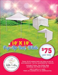 1022933 Tent N J62 V1c page 0001 1646267226 13' X 13' Pop-Up Tent, White