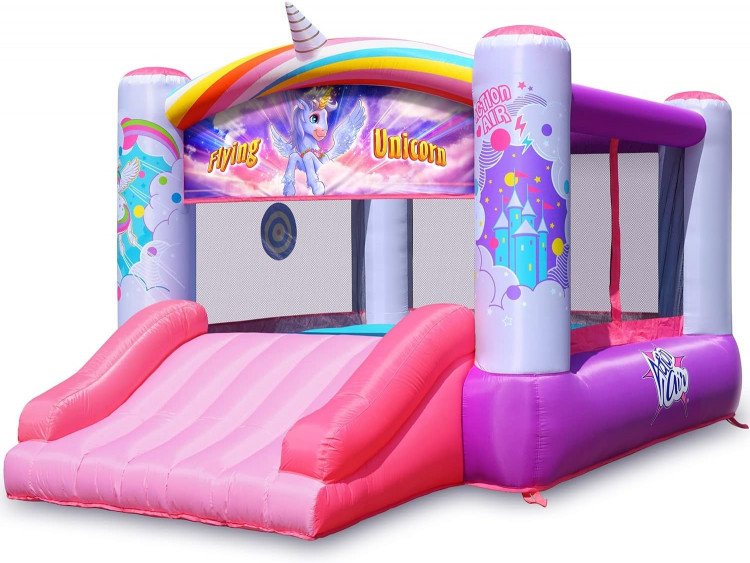 Unicorn Inflatable Bounce House Indoor/Outdoor