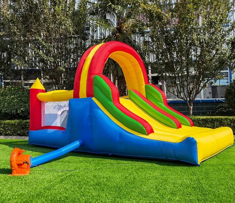 Bouncy Castle with 2 Racing Slides